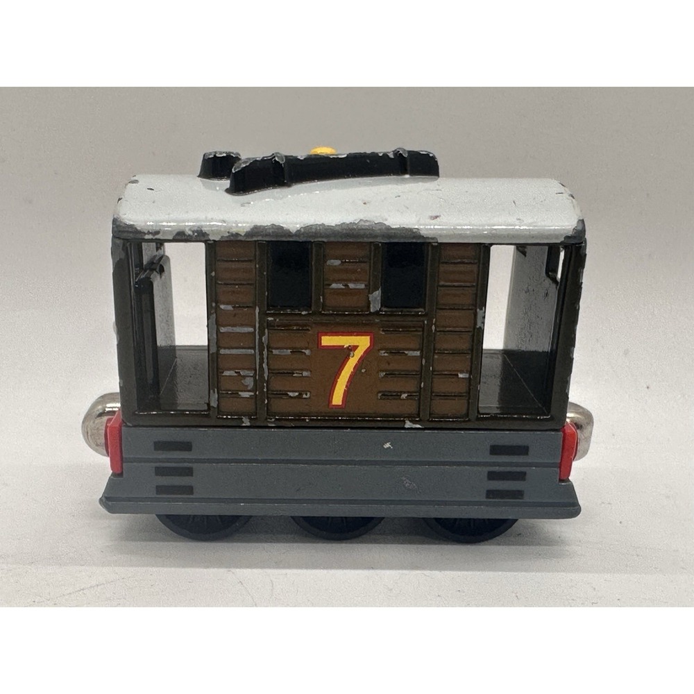 Thomas & Friends‎ Toby #7 Die-Cast Train 2002 Learning Curve Take Along Engine